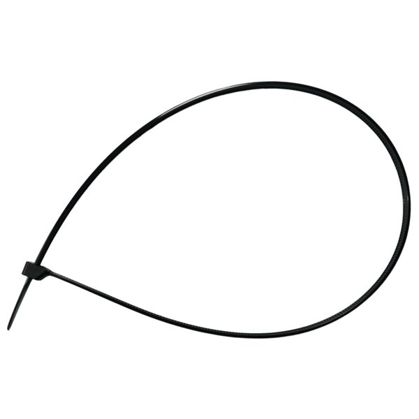 Midwest Fastener 24" Black Nylon Plastic Cable Ties 50PK 08068